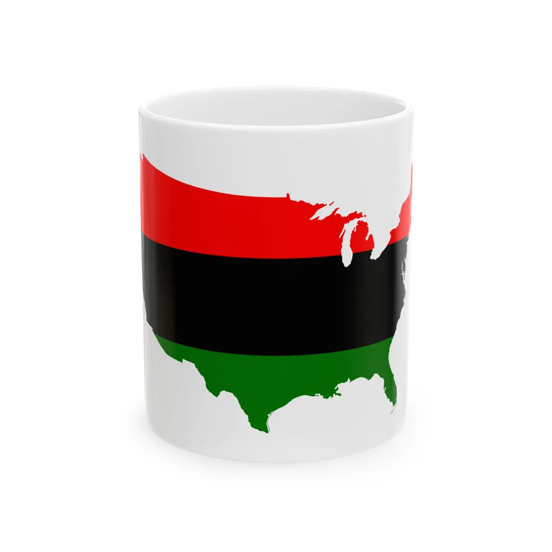 AmericaAfrica (United States) White Coffee Mug 11oz - Go Mug Yourself
