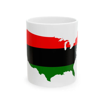 AmericaAfrica (United States) White Coffee Mug 11oz - Go Mug Yourself