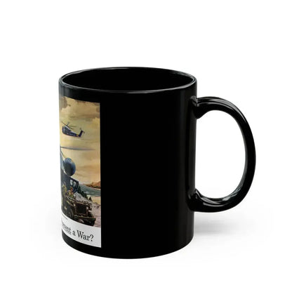 American Air Power adv, Collier's, March 19, 1954 - Black Coffee Mug - Go Mug Yourself