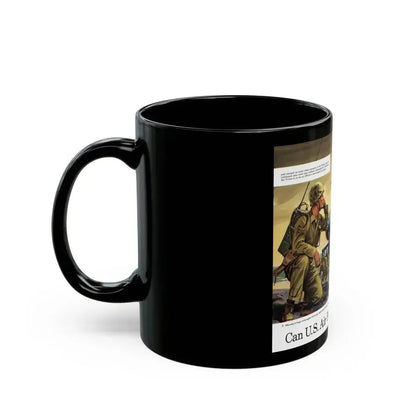 American Air Power adv, Collier's, March 19, 1954 - Black Coffee Mug - Go Mug Yourself