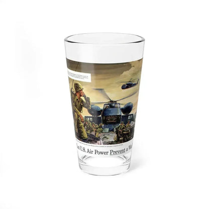 American Air Power adv, Collier's, March 19, 1954 (Magazine Illustration) Pint Glass 16oz 16oz - Go Mug Yourself