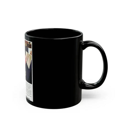 American Airlines ad, 1951_1 - Black Coffee Mug - Go Mug Yourself