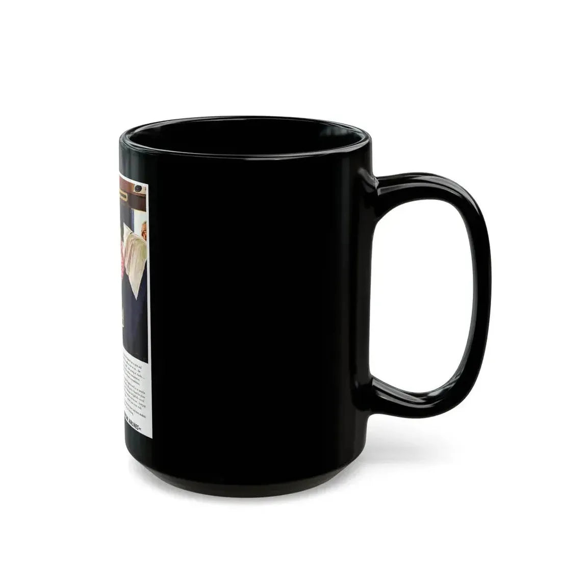 American Airlines ad, 1951_1 - Black Coffee Mug - Go Mug Yourself