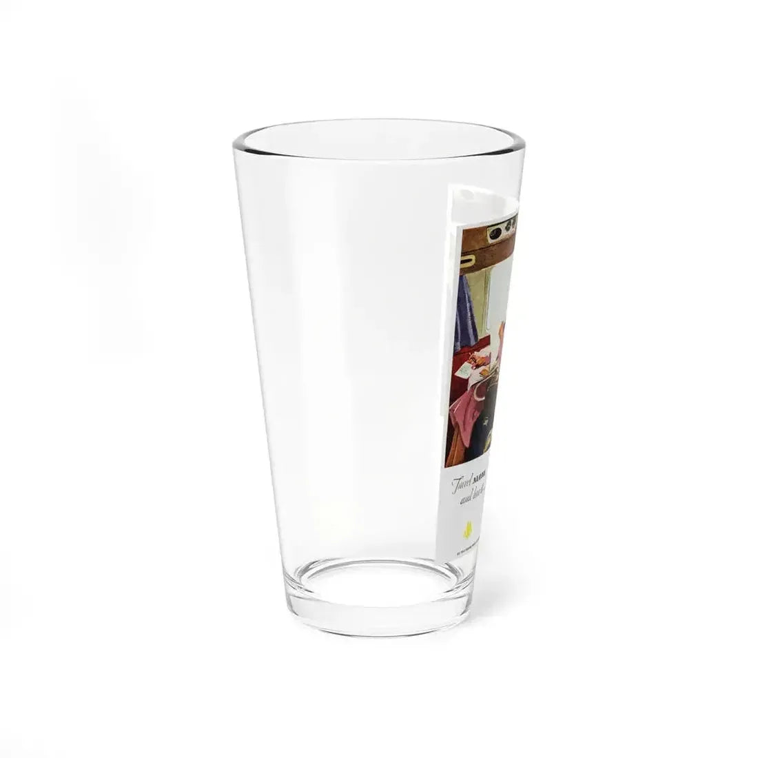 American Airlines ad, 1951_1 (Magazine Illustration) Pint Glass 16oz - Go Mug Yourself