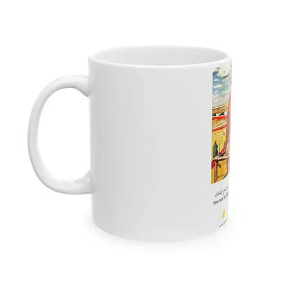 American Airlines advertisement_1 - White Coffee Mug - Go Mug Yourself