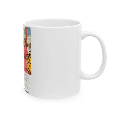 American Airlines advertisement_1 - White Coffee Mug - Go Mug Yourself