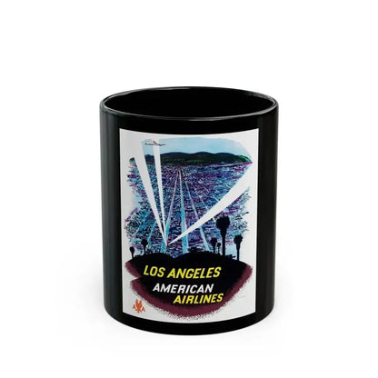 American Airlines - Los Angeles (1950s) - Black Coffee Mug 11oz - Go Mug Yourself
