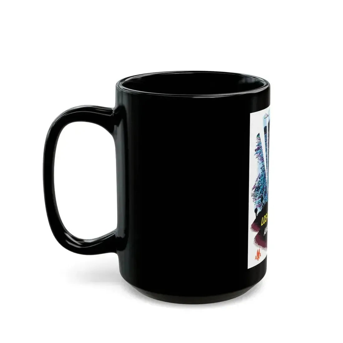 American Airlines - Los Angeles (1950s) - Black Coffee Mug - Go Mug Yourself