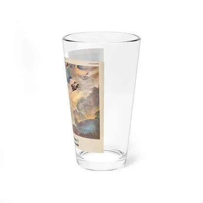 American Airpower, Republic Steel ad, The Saturday Evening Post, January 24, 1942 (Magazine Illustration) Pint Glass 16oz - Go Mug Yourself