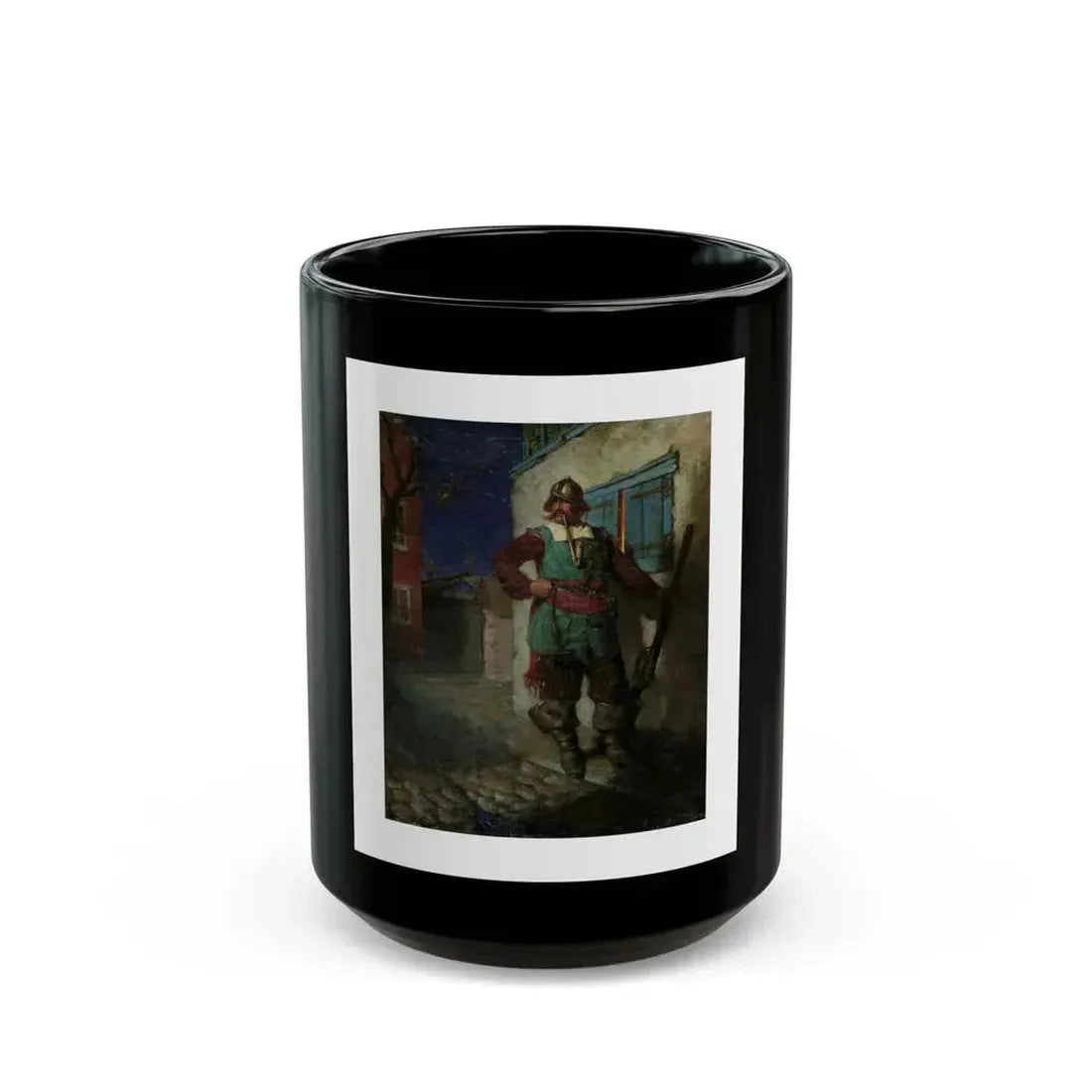 American Boy, Boy's Life, cover art (1) - Black Coffee Mug 15oz - Go Mug Yourself