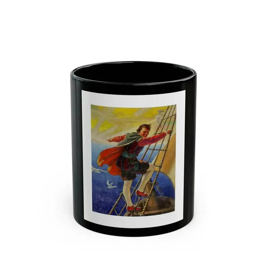 American Boy, Boy's Life, cover art (2) - Black Coffee Mug 11oz - Go Mug Yourself