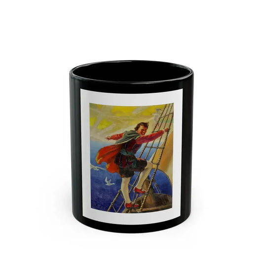 American Boy, Boy's Life, cover art (2) - Black Coffee Mug 11oz - Go Mug Yourself