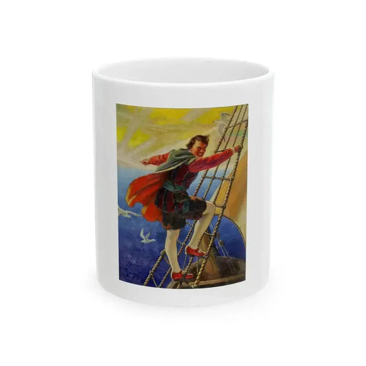 American Boy, Boy's Life, cover art (2) - White Coffee Mug 11oz - Go Mug Yourself