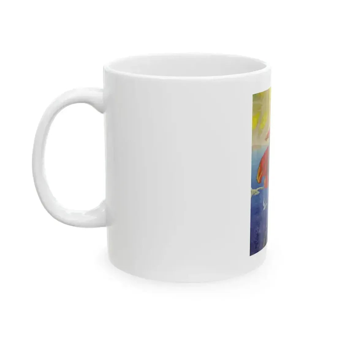 American Boy, Boy's Life, cover art (2) - White Coffee Mug - Go Mug Yourself