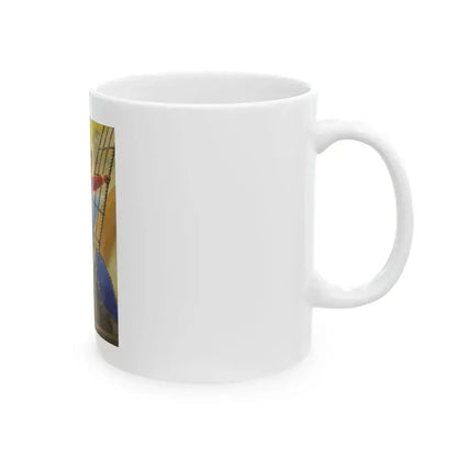 American Boy, Boy's Life, cover art (2) - White Coffee Mug - Go Mug Yourself