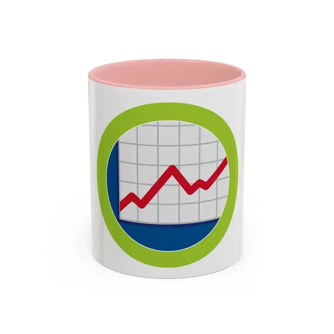 American Business (Boy Scout Merit Badge) Accent Coffee Mug 11oz Pink - Go Mug Yourself