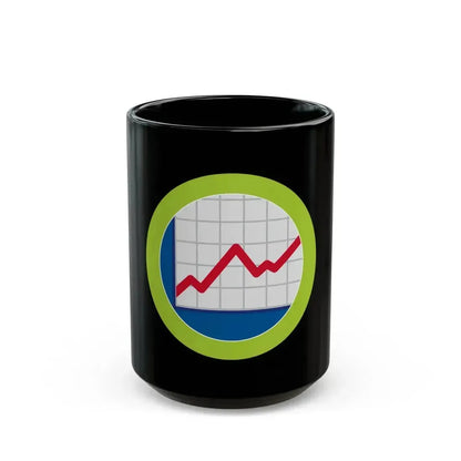 American Business (Boy Scout Merit Badge) Black Coffee Mug 15oz - Go Mug Yourself
