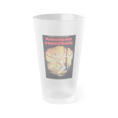 AMERICAN CANNIBALE (AKA SNUFF) 1975 Movie Poster - Frosted Pint Glass 16oz Default Title - Go Mug Yourself