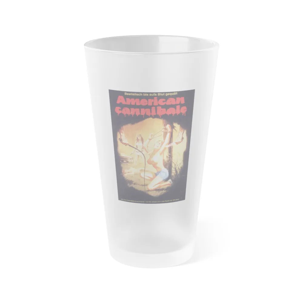 AMERICAN CANNIBALE (AKA SNUFF) 1975 Movie Poster - Frosted Pint Glass 16oz-Go Mug Yourself