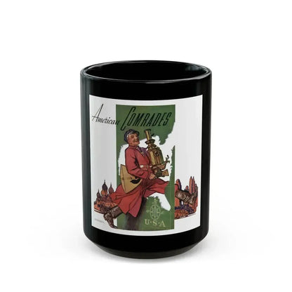 American Comrades, The American Magazine, December 1937 - Black Coffee Mug 15oz - Go Mug Yourself