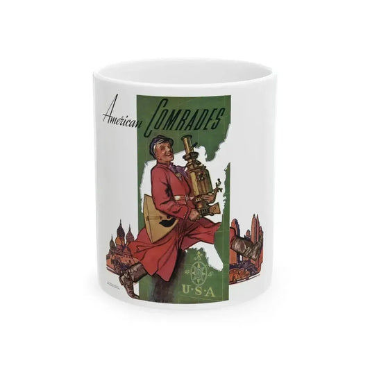 American Comrades, The American Magazine, December 1937 - White Coffee Mug 11oz - Go Mug Yourself