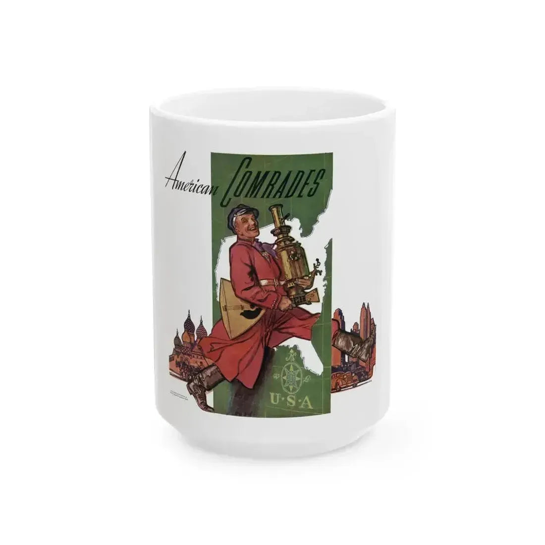 American Comrades, The American Magazine, December 1937 - White Coffee Mug 15oz - Go Mug Yourself