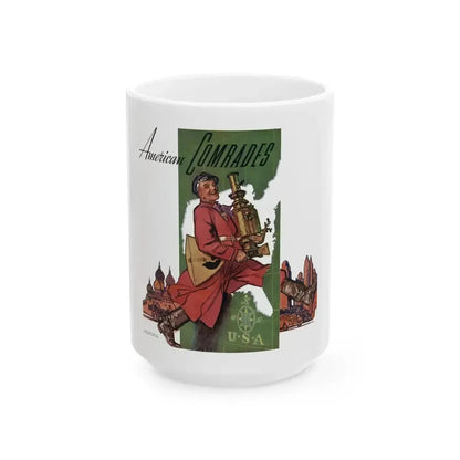 American Comrades, The American Magazine, December 1937 - White Coffee Mug 15oz - Go Mug Yourself
