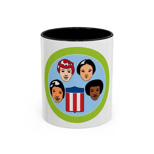American Cultures (Boy Scout Merit Badge) Accent Coffee Mug 11oz Black - Go Mug Yourself