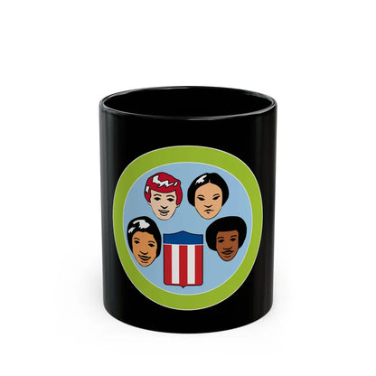 American Cultures (Boy Scout Merit Badge) Black Coffee Mug-11oz-Go Mug Yourself