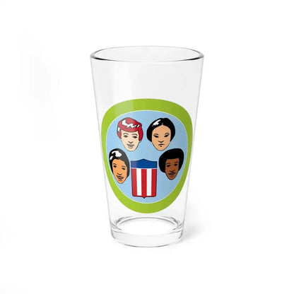 American Cultures (Boy Scout Merit Badge) Pint Glass 16oz 16oz - Go Mug Yourself