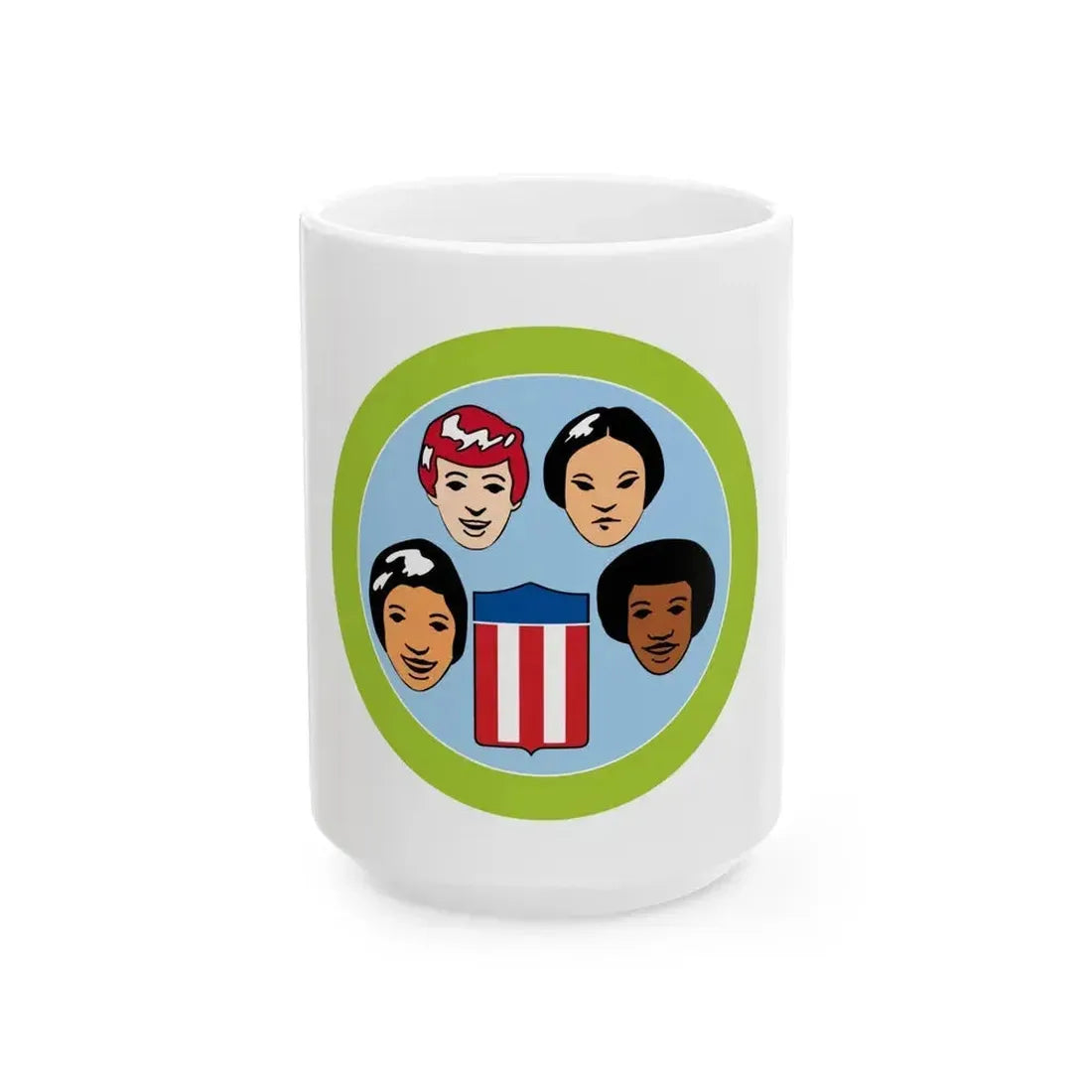 American Cultures (Boy Scout Merit Badge) White Coffee Mug 15oz - Go Mug Yourself