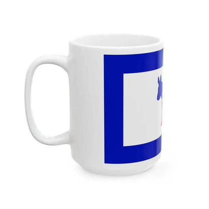 American Democratic Flag (United States) White Coffee Mug - Go Mug Yourself