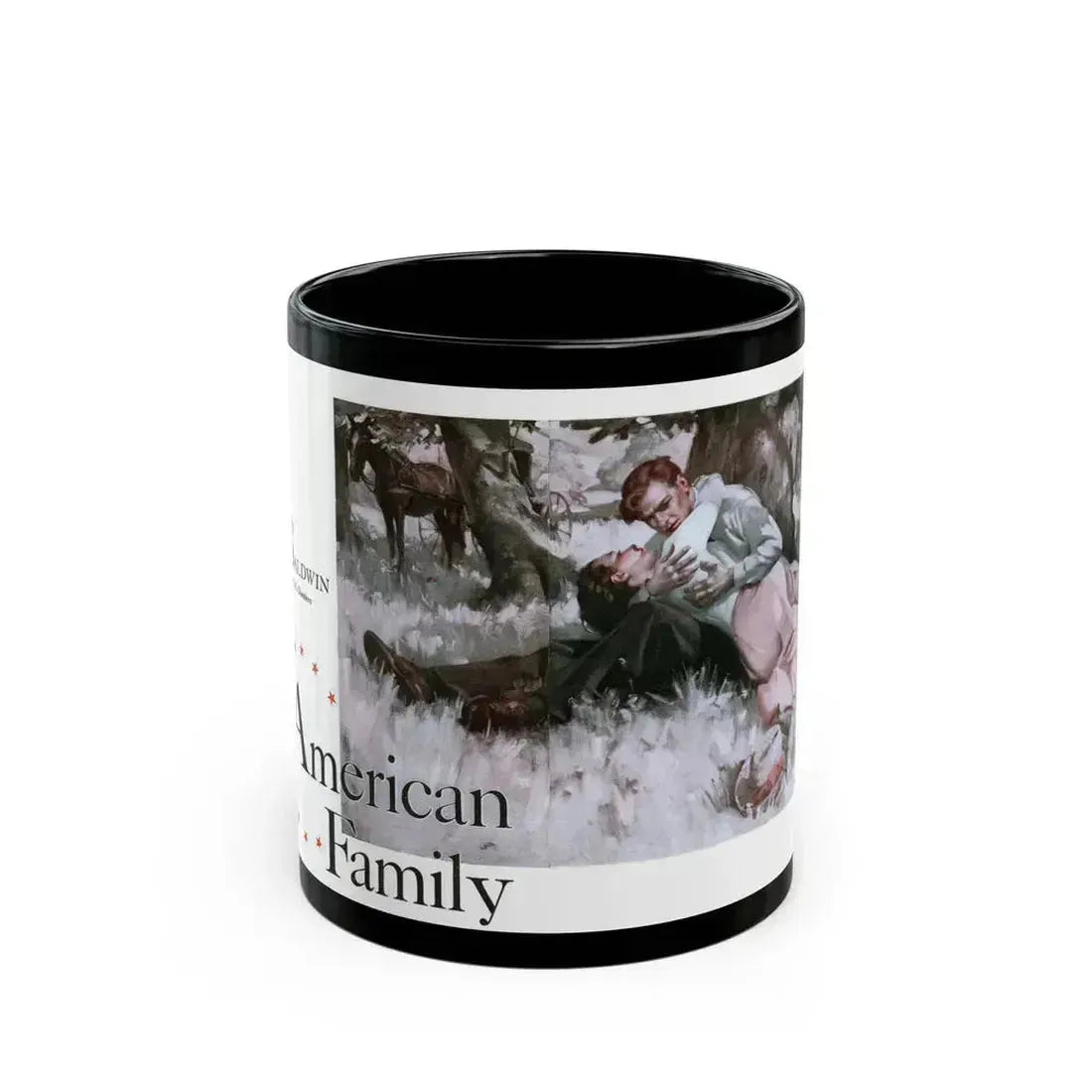 American Family, Cosmopolitan, November 1934 - Black Coffee Mug 11oz - Go Mug Yourself