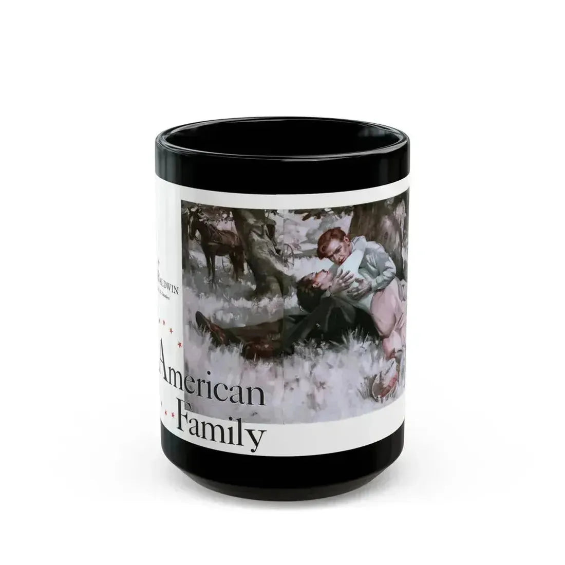 American Family, Cosmopolitan, November 1934 - Black Coffee Mug 15oz - Go Mug Yourself