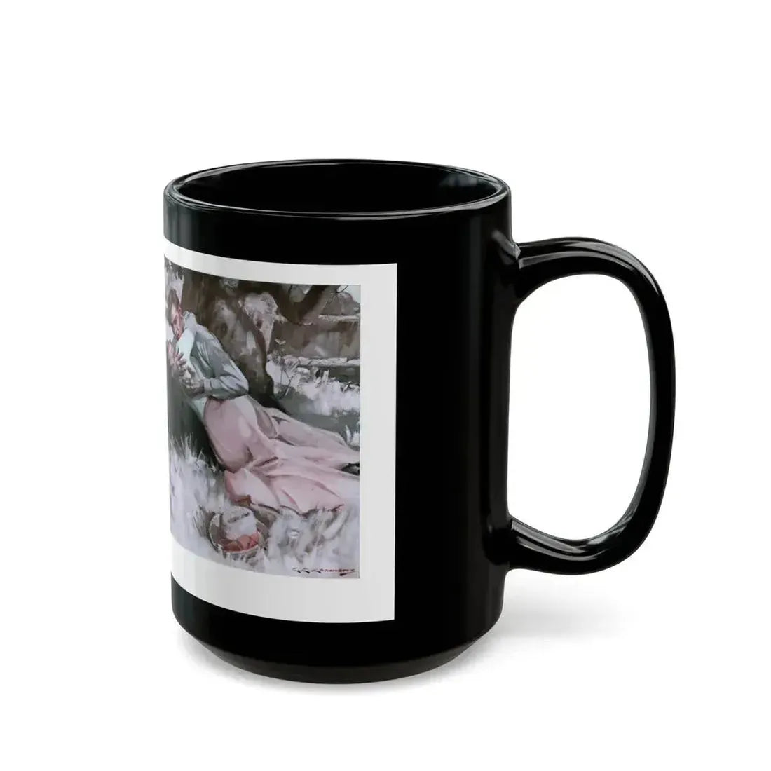 American Family, Cosmopolitan, November 1934 - Black Coffee Mug - Go Mug Yourself