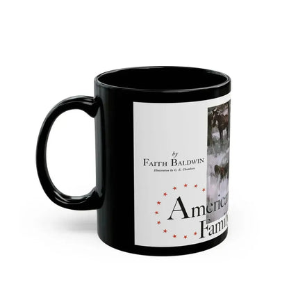 American Family, Cosmopolitan, November 1934 - Black Coffee Mug - Go Mug Yourself