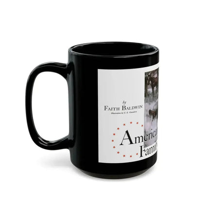 American Family, Cosmopolitan, November 1934 - Black Coffee Mug - Go Mug Yourself