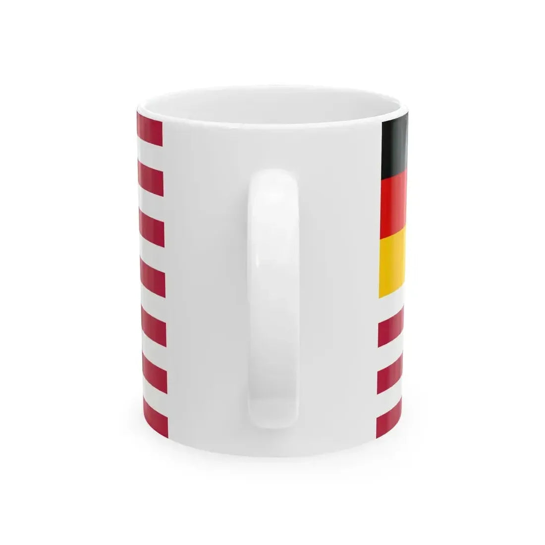 American-German flag (Germany) White Coffee Mug - Go Mug Yourself