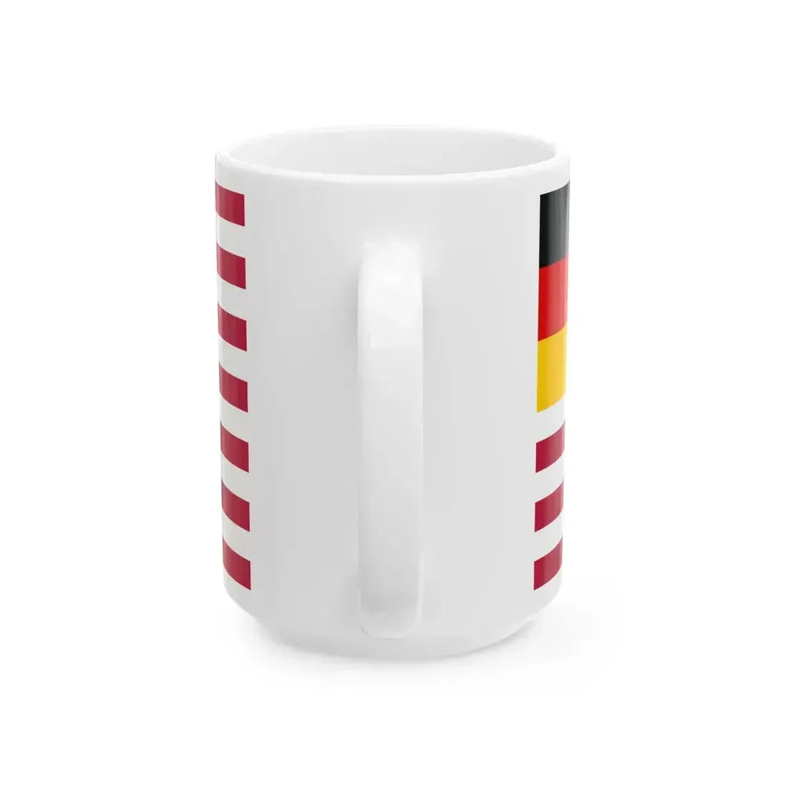 American-German flag (Germany) White Coffee Mug - Go Mug Yourself