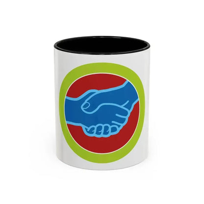 American Labor (Boy Scout Merit Badge) Accent Coffee Mug 11oz Black - Go Mug Yourself
