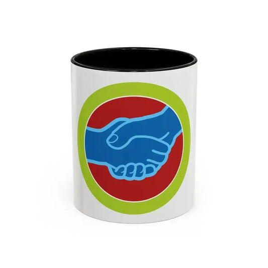 American Labor (Boy Scout Merit Badge) Accent Coffee Mug 11oz Black - Go Mug Yourself
