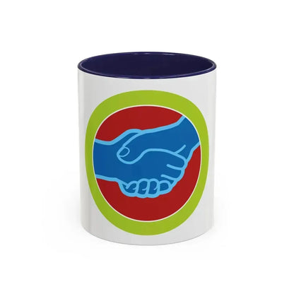 American Labor (Boy Scout Merit Badge) Accent Coffee Mug 11oz Navy - Go Mug Yourself
