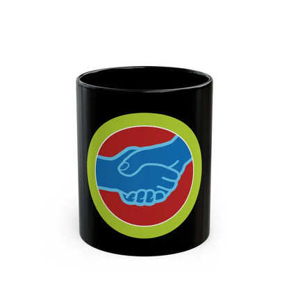 American Labor (Boy Scout Merit Badge) Black Coffee Mug-11oz-Go Mug Yourself