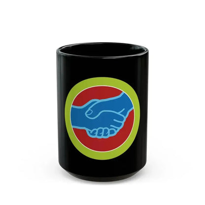 American Labor (Boy Scout Merit Badge) Black Coffee Mug 15oz - Go Mug Yourself