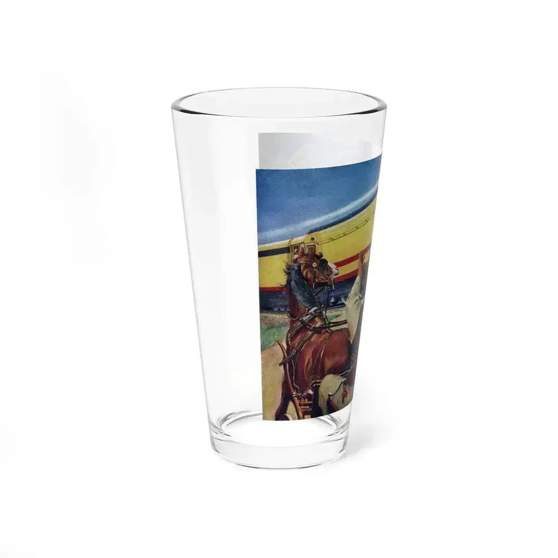 American Locomotive ad, The Saturday Evening Post, May 6, 1944 (Magazine Illustration) Pint Glass 16oz - Go Mug Yourself