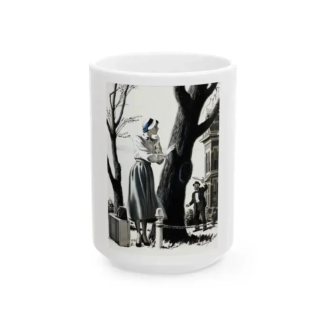 American Magazine, March 1950 - White Coffee Mug 15oz - Go Mug Yourself