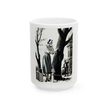 American Magazine, March 1950 - White Coffee Mug 15oz - Go Mug Yourself