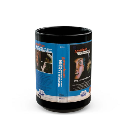 AMERICAN NIGHTMARE (VHS COVER) - Black Coffee Mug-15oz-Go Mug Yourself