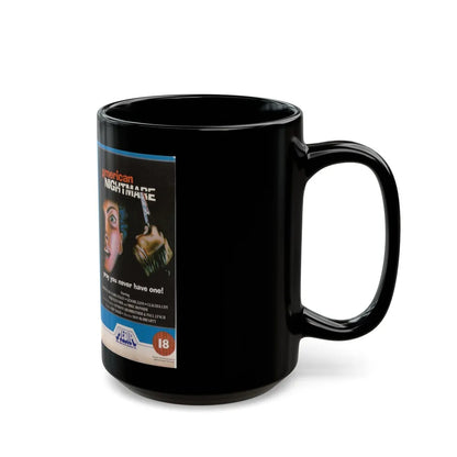 AMERICAN NIGHTMARE (VHS COVER) - Black Coffee Mug-Go Mug Yourself