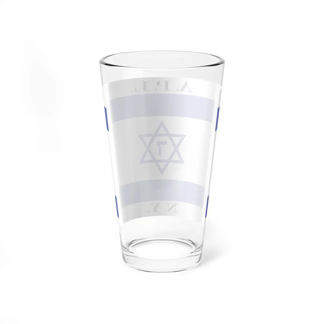 American Palestine Line house flag (Israel) Pint Glass 16oz - Go Mug Yourself